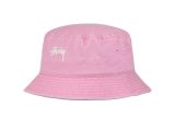 Headwear | WASHED STOCK BUCKET HAT Pink – Stüssy Mens