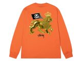 Tees | GOLD LION LS TEE Coral – Stüssy Mens