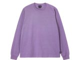 Tops & Shirts | HEAVYWEIGHT PIGMENT DYED LS CREW Lavender – Stüssy Mens